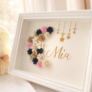 Cadre personnalisé Mia – Souvenir de naissance